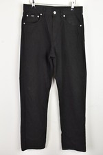 HUGO BOSS Black Trousers size W32 L32 Mens Wool Viscose Outdoors Outerwear
