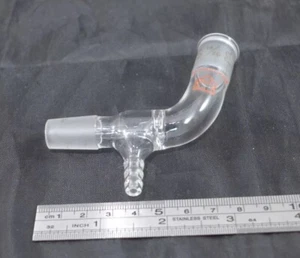 KIMBLE Kontes Vacuum Connecting Adapter, 14/20 Joints, 105° bend - Picture 1 of 8