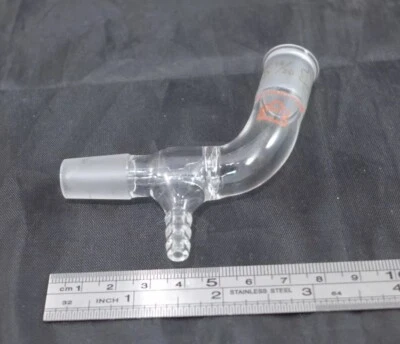 KIMBLE Kontes Vacuum Connecting Adapter, 14/20 Joints, 105° bend - Image 1 of 4