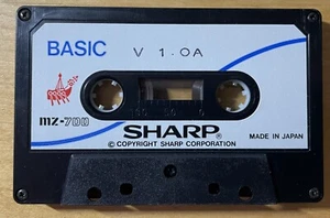 Sharp MZ-700 Genuine BASIC 1Z-013 Tape - Picture 1 of 2