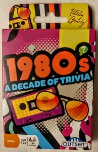 Eighties Trivia Cards "1980's A Decade of Trivia" by Outset, 71 Cards, One Box - Picture 1 of 5