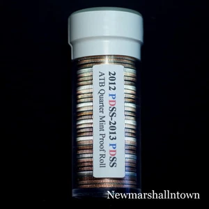 2012 2013 P+D+S+S ATB National Parks Mint + Silver + Clad Proof Roll Set of 40 - Picture 1 of 2