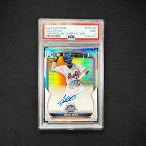2023 Bowman Jesus Baez 1st Chrome Auto /499 Refractor Autograph PSA 9 CPA-JBZ - Imagen 1 de 2