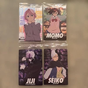 Dan Da Dan Wafer 2 Card Set of 4 , Izuka, Momo, Jiji, Hoshiko - Picture 1 of 2