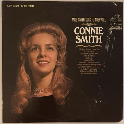 CONNIE SMITH - Miss Smith Goes To Nashville - Vinyl Lp 1966 RCA Record LSP-3520 - Image 1 of 4