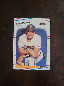 1988 Fleer Kevin Mitchell #92 San Francisco Giants - Picture 1 of 1