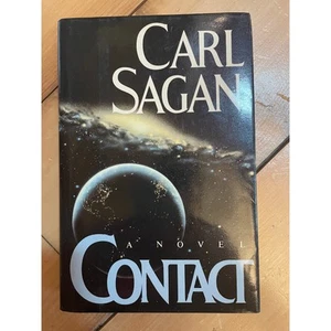 VTG Contact by Carl Sagan. Novel. Hard Cover with dust jacket. 1985 - Picture 1 of 5