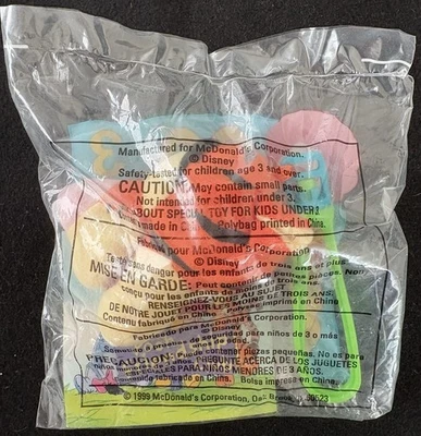 1999 McDonald’s Happy Meal Toy Winnie The Pooh #3 Tigger Plush Clip - New - Image 1 of 2