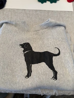 Черная собака винтажный толстовка большой обратный плетение Crewneck на Kellsport 90-х - Изображение 1 из 2