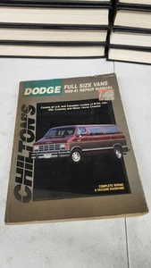 Chilton's Dodge Full Size Vans 1989-91 Repair Manual #8169 - Picture 1 of 5