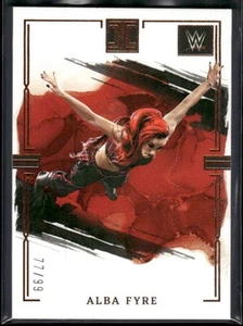 2023 Panini Impeccable WWE #85 Alba Fyre #/99 - Bild 1 von 2