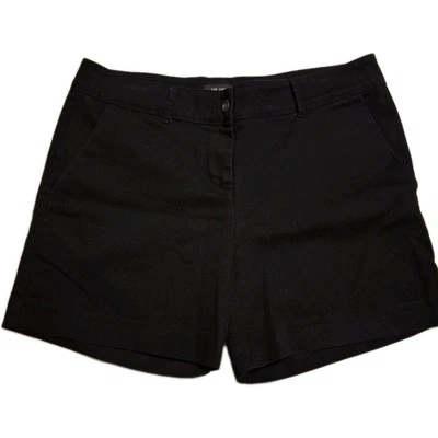 Pantalones Cortos Para Mujer THE LIMITED 14 Negros Básicos Chinos a Medida Bolsillos Cortados  Foto 1 de 3