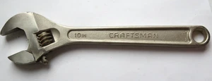 Craftsman 10" 250mm Adjustable Wrench Model 44604 WF, Made in USA - Picture 1 of 13