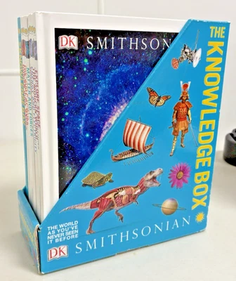 The Knowledge Box DK Smithsonian 10 Books and a Flash Drive LIKE NEW - Imagem 1 de 4