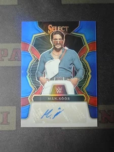 2023 Panini Select WWE Blue Prizm Autograph Man Soor /49 - Picture 1 of 2