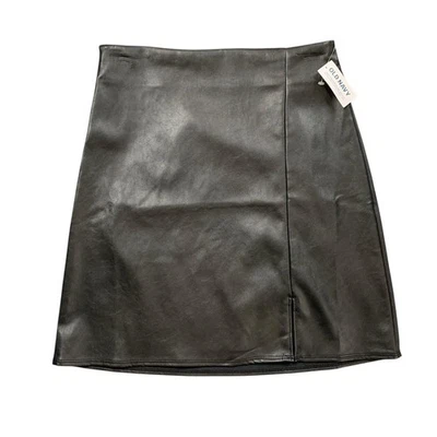 Юбка женская Old Navy XS очень маленькая черная искусственная кожа высокая талия боковая молния - Изображение 1 из 4