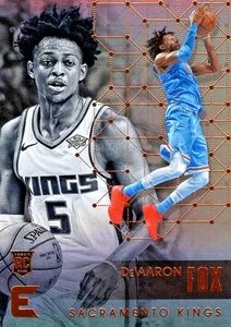 De'Aaron Fox RC 2017-18 Panini Essentials Retail #189 Sacramento Kings - Picture 1 of 2