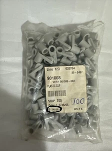 Gray 5/16" Plastic Window Screen Clips pack of 100 - Picture 1 of 4