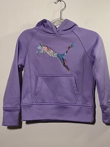 Puma Girls Size 4 Purple Hoodie - Picture 1 of 5
