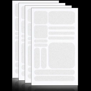Zonon Silicone Phone Grip Tape Stickers, 4 Pieces Textured Anti-Slip Non-Slip Pa - Photo 1 sur 12