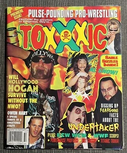 ToxXxic Magazine 1st Issue 1999 The Rock Hulk Hogan Chyna WWF wcw ECW WRESTLING - Picture 1 of 9