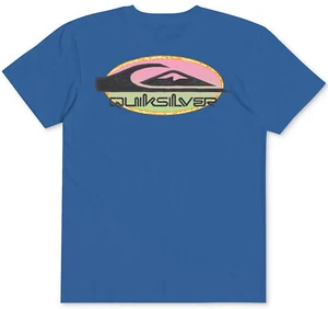 Quiksilver Kids' Boys' Youth T-Shirt 12-16 Retro Rocker Short Sleeve Tee - Picture 1 of 2