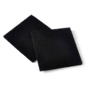 2X Aktivkohlefilter Schwarz Filtermatte Aktiv Karbon Schwamm Filter Schäume tp - Bild 1 von 3
