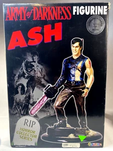 Army of Darkness Ash Figure RIP Horror Collector Series W/COA, Spencer, 2001 New - Picture 1 of 24