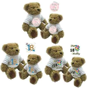 Personalised Happy 18th Birthday Teddy Bear – A Treasured Keepsake and Perfect G - Picture 1 of 8