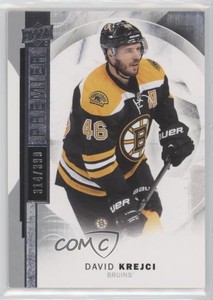 2015-16 Upper Deck Premier /399 David Krejci #19