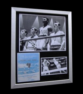MUHAMMAD ALI + ARCILLA CASSIUS + Oro Olímpico 1960 + LTD + ENMARCADO + ¡ENVÍO GLOBAL EXPRESO!¡! - Imagen 1 de 6