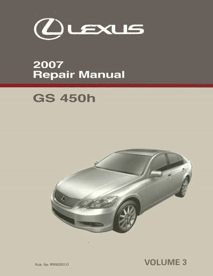 2007 Lexus GS 450h Shop Service Repair Manual Volume 3 Only - Image 1 of 1