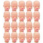  20 Pcs Plush Crafts for Kids Doll Making Heads Vinyl to Sleep