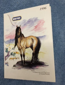 Folleto Breyer Horse 1996 listado de caballos hecho en 1996 - Imagen 1 de 4