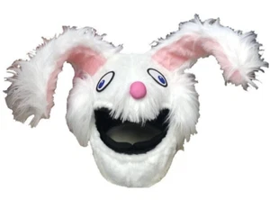 Bunny Rabbit Motorcycle Helmet Cover Handmade One Size Fits Most Easter Bunny - Picture 1 of 3