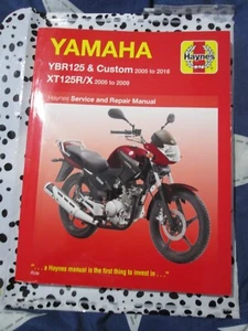 YAMAHA YBR 125 & CUSTOM 2005-2016 HAYNES MANUAL - Picture 1 of 2