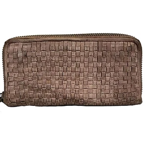 Geldbörse Sirio Paul.hide Brieftasche Vintage Leder Geflochten Leder Braun - Bild 1 von 4
