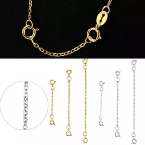 Jewelry Accessories for Bracelet Necklace Extender Safety Chain Extender DIY - Picture 1 of 20