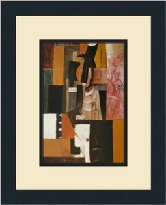 Pablo Picasso Man with a Guitar Custom Framed Print - Picture 1 of 2