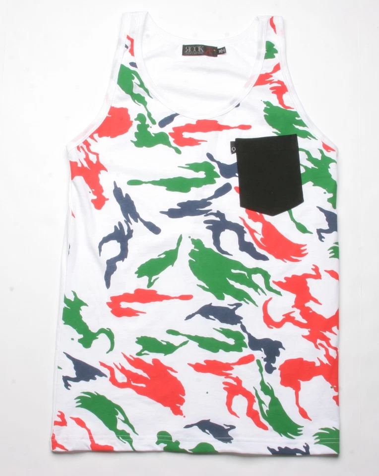 Tanque camuflaje Rook (M) blanco Foto 1 de 1