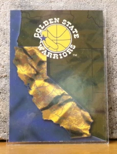 GENIAL TARJETA DE BALONCESTO GOLDEN STATE WARRIORS LOGOTIPO EQUIPO PREGUNTA? - Imagen 1 de 2