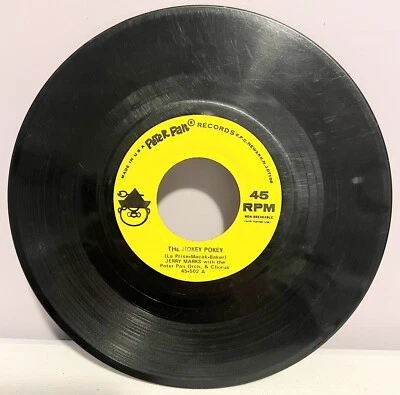 Hokey Pokey/Pony On The Merry-Go-Round 45 RPM EP Record Peter Pan Records - Image 1 of 2