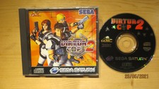Virtua Cop 2 for Sega Saturn. Jewel Case Version. Pal