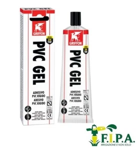 GRIFFON COLLA PVC GEL 125ML ADESIVO PVC RIGIDO RAPIDO ANTIGOCCIA - Foto 1 di 2