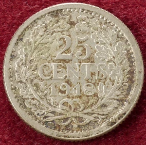 Países Bajos 25 Céntimos 1918 (B2006) - Imagen 1 de 2