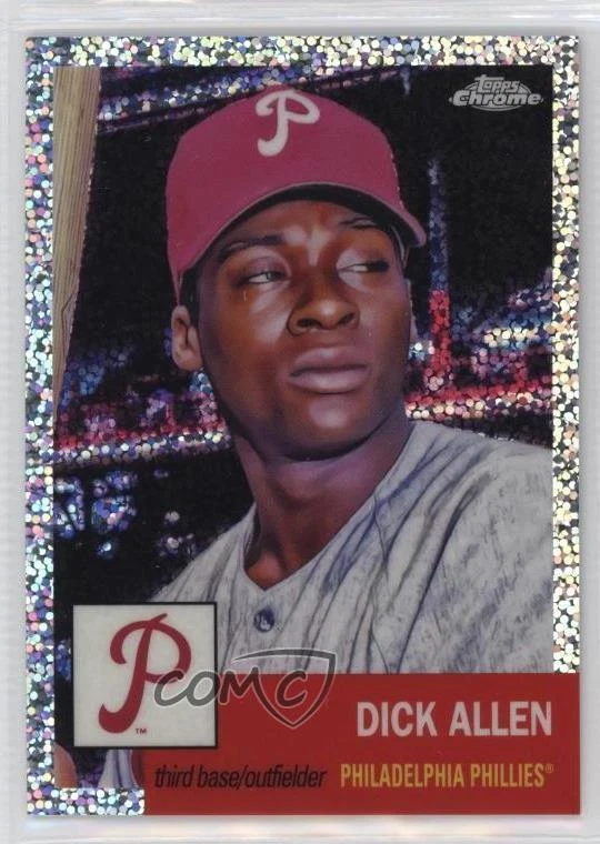 2022 Topps Chrome Platinum Anniversary Speckle Refractor /150 Dick Allen #283