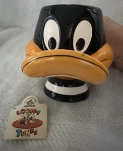 NEW W/ Tag Ceramic Looney Tunes Daffy Duck 1992 Mug - Picture 1 of 4