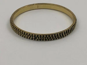 Brazalete Brazalete Diseño Hobnail Tono Dorado o Tono Latón Moderno Cocina Uñas Moda - Imagen 1 de 12