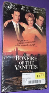 Bonfire Of The Vanities VHS SEALED UNOPENED Tom Hanks Movie Film Vintage - Picture 1 of 3