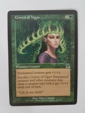 Crown of Vigor Magic the Gathering MTG Onslaught Green Common